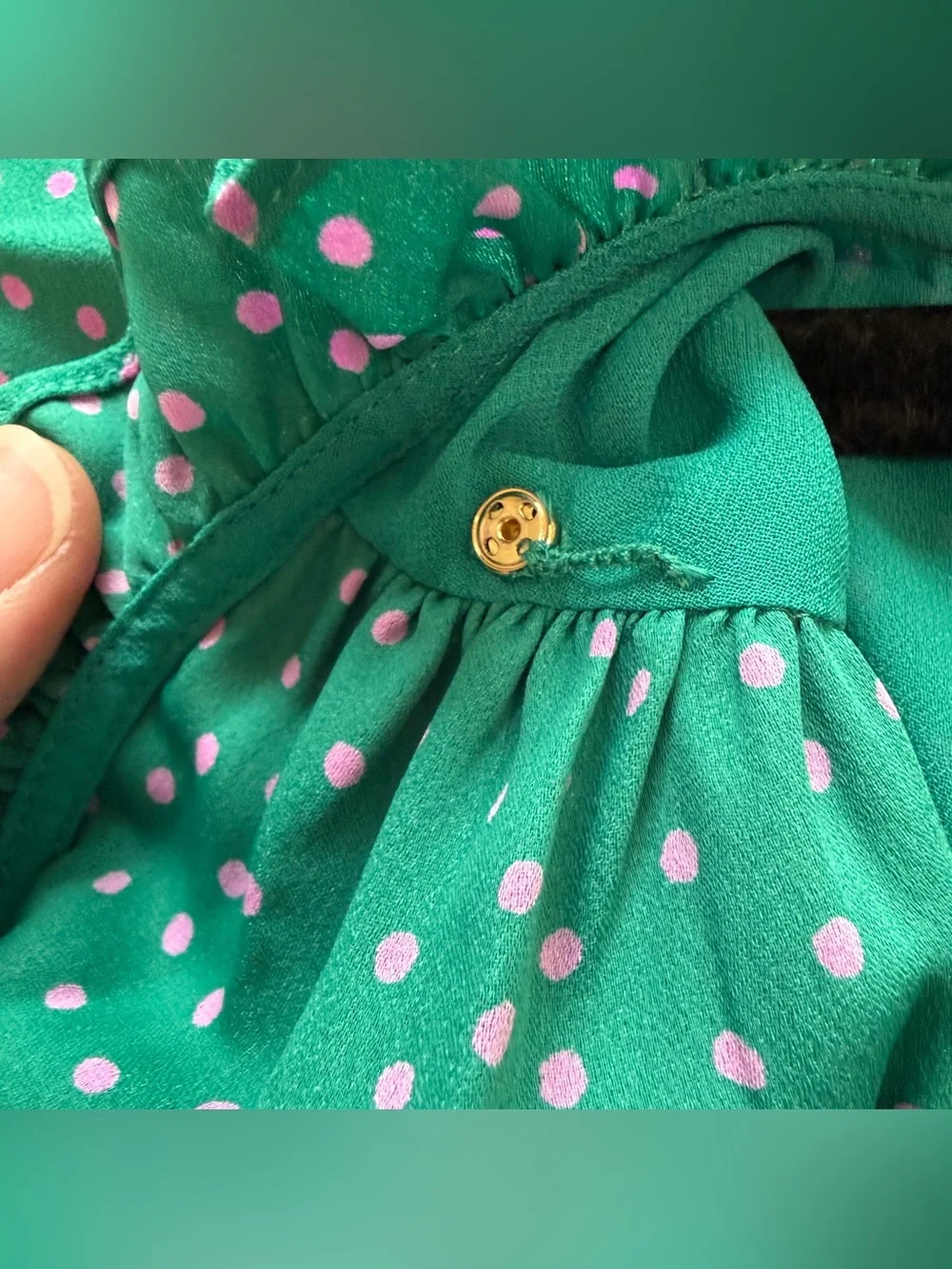 KATE SPADE NY NWOT Poolside Dot Ruffle Wrap Dress,‎ Size 8. ($398)